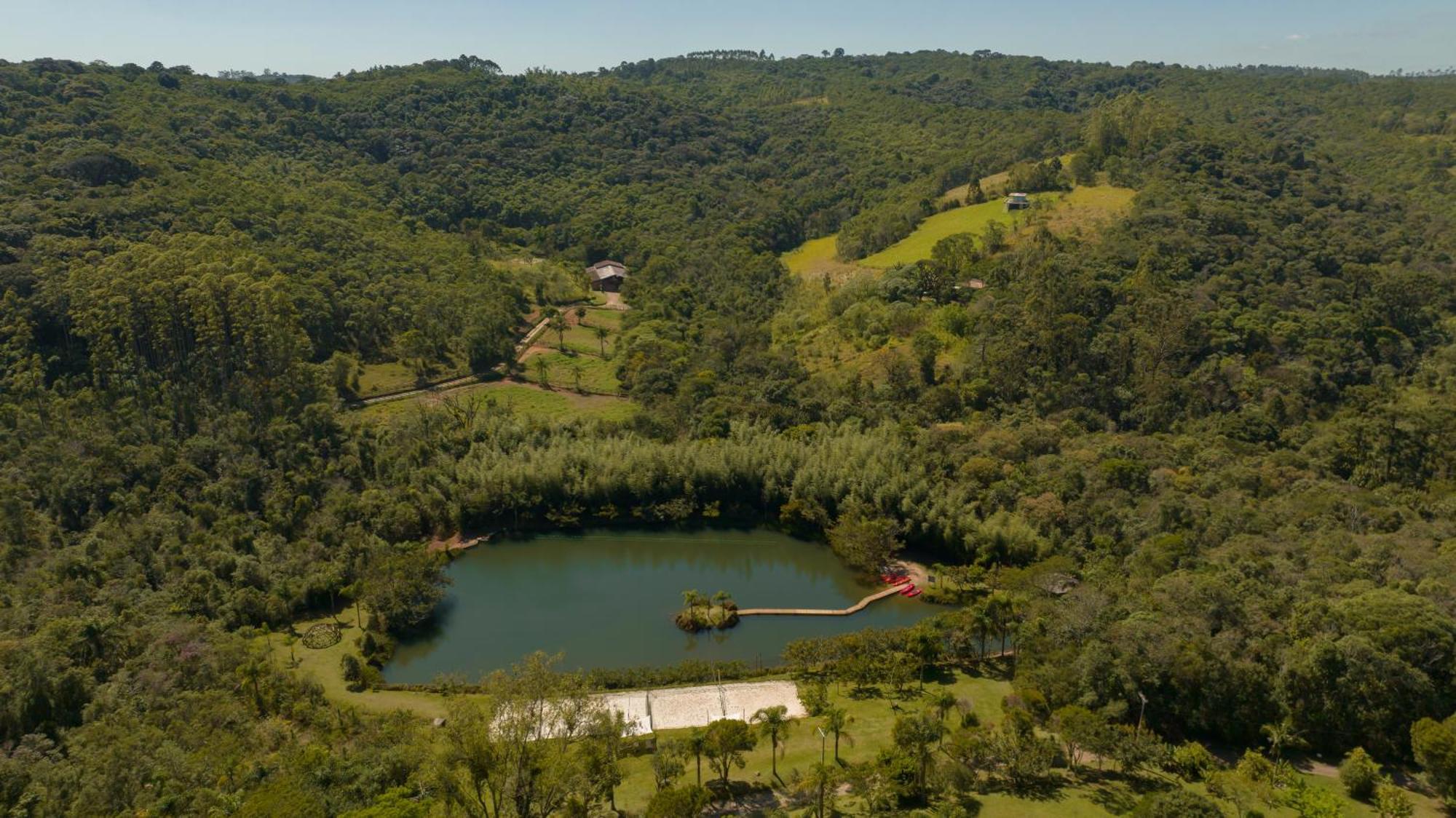Hotel Fazenda Morros Verdes Ecolodge อีบิวนา ภายนอก รูปภาพ