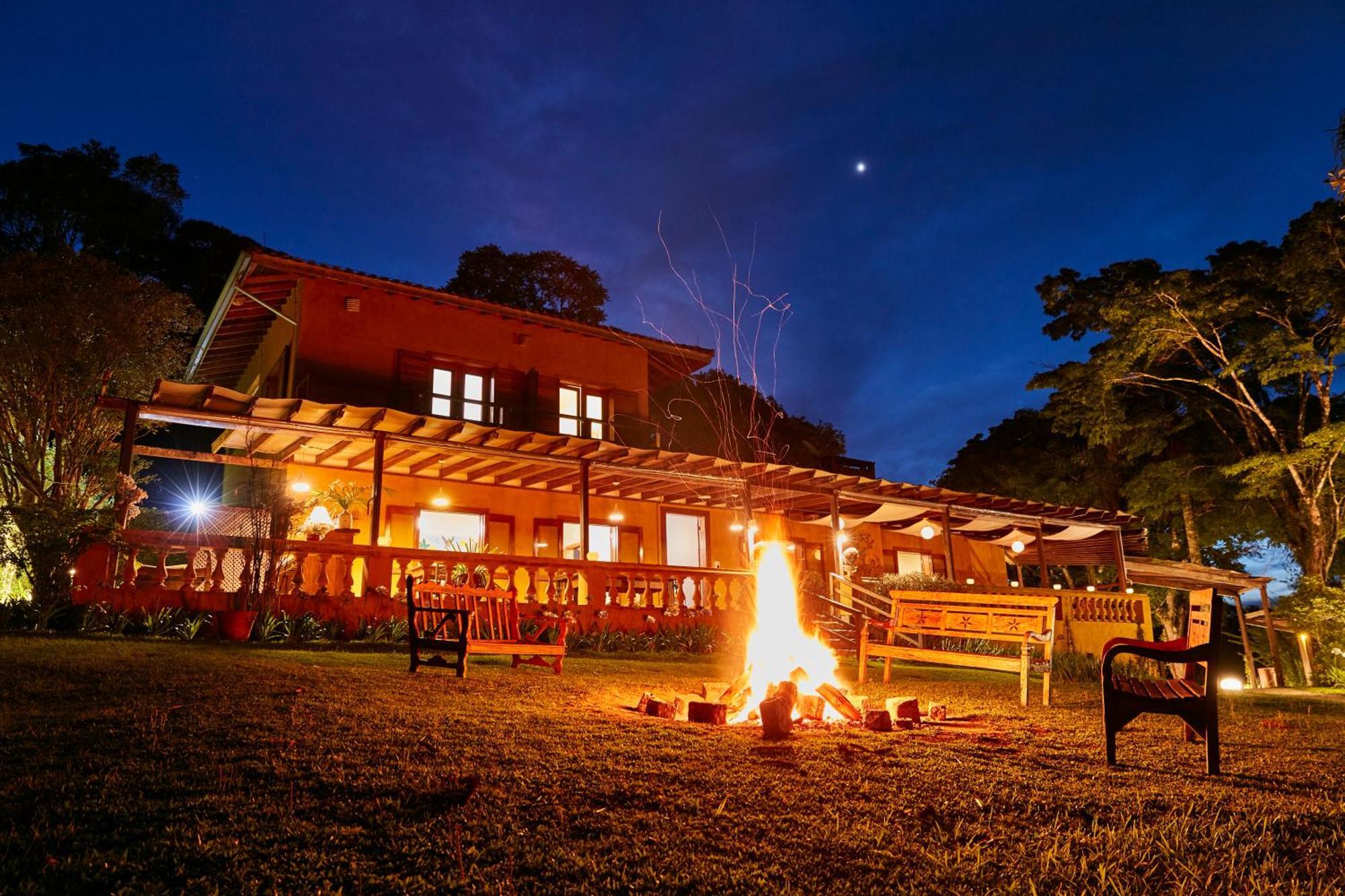 Hotel Fazenda Morros Verdes Ecolodge อีบิวนา ภายนอก รูปภาพ